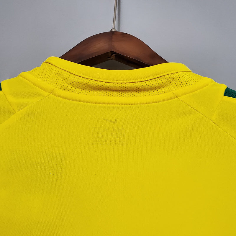 Camisa Brasil - Home 2002 - Versão Retro -