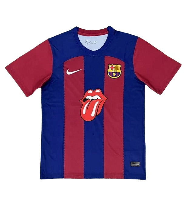 Camisa Barcelona Rolling Stones Home - 2023/24 - Torcedor Masculino