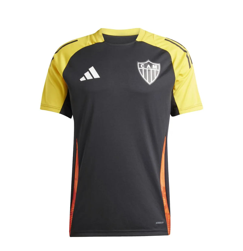 Camisa Atlético Mineiro Treino - 2024/25 - Torcedor Masculina - Preto e Amarelo