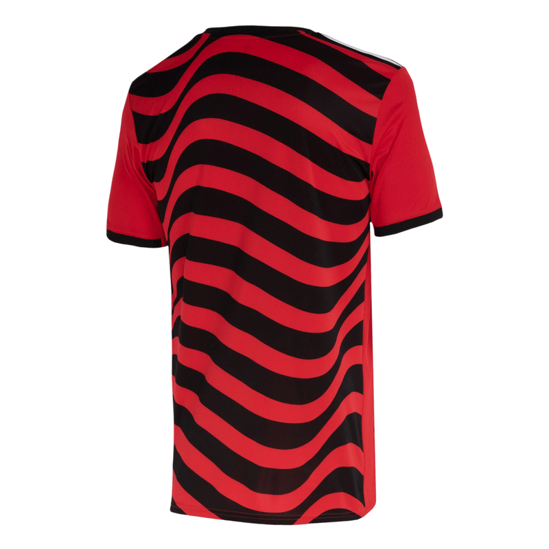 Camisa Flamengo Third - 2022/23 - Torcedor Masculina - Vermelho e Preto