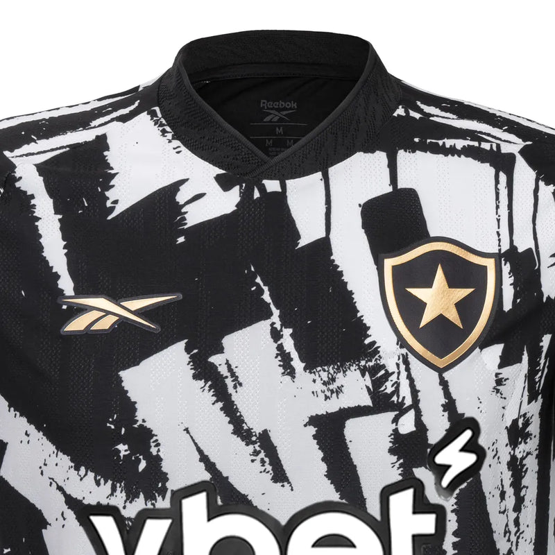 Camisa Botafogo Fourth - 2025/26 - Torcedor Masculina - Preto, Cinza e Dourado