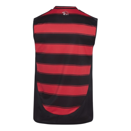 Regata Flamengo Home - 2025/26 - Torcedor Masculina - Vermelho e Preto