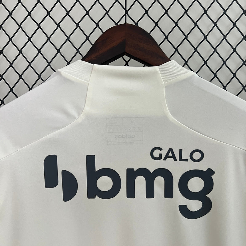 Camisa Atlético Mineiro Away 24/25 - Torcedor Masculina - Branco e Preto