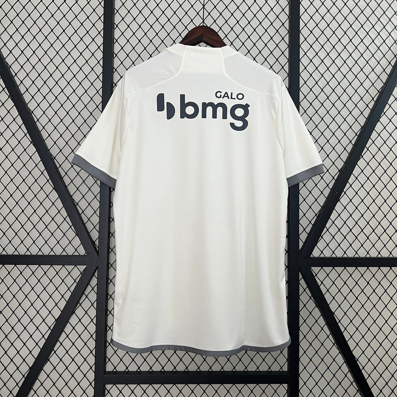 Camisa Atlético Mineiro Away 24/25 - Torcedor Masculina - Branco e Preto