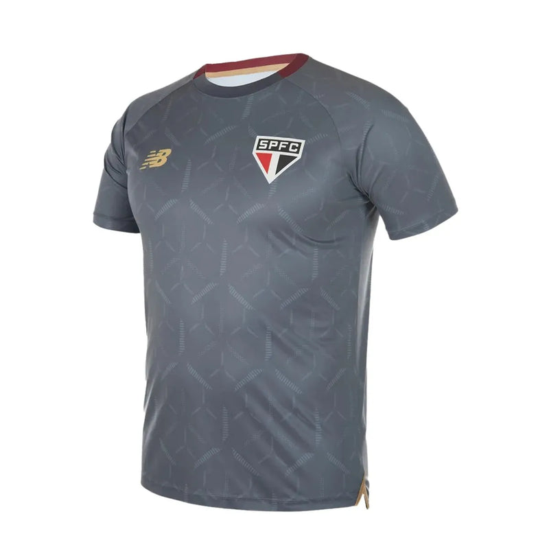 Camisa São Paulo Pré Jogo - 2025/26 - Torcedor Masculina - Cinza