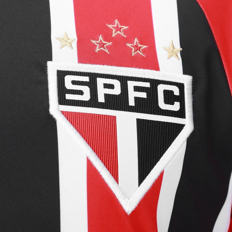Camisa São Paulo Away - 2025/26 - Torcedor Masculino - Vermelho + Branco