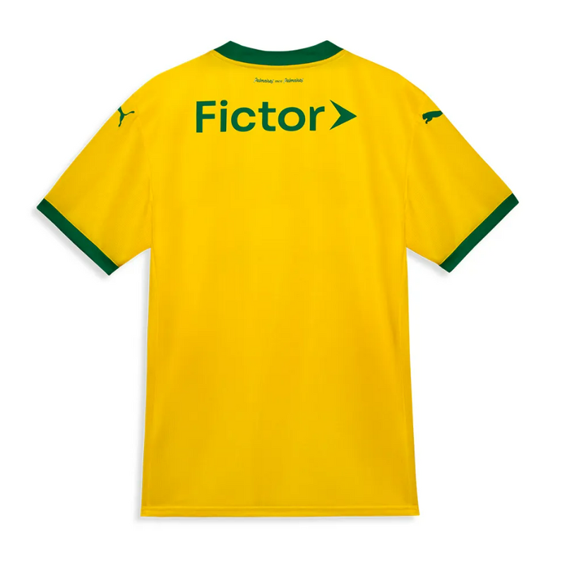 Camisa Palmeiras Away - 2025/26 - Torcedor Masculina - Amarela