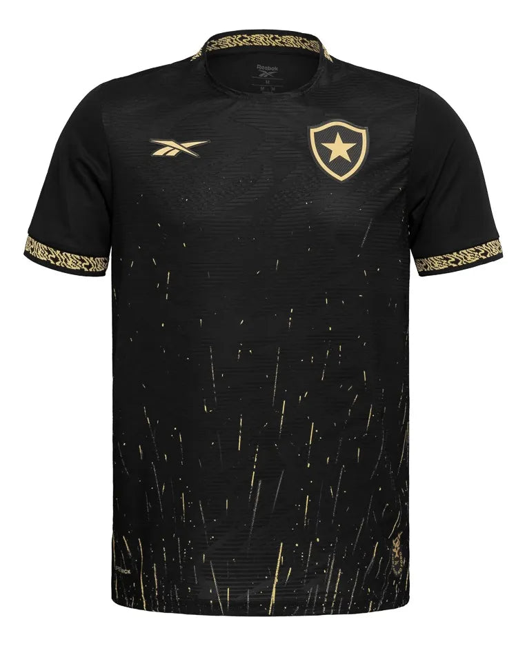 Camisa Botafogo Away - 2024/25 - Torcedor Masculina - Preto e Dourado