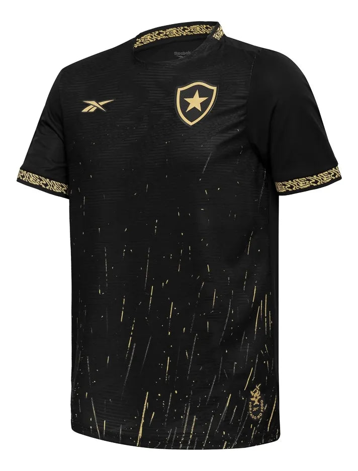 Camisa Botafogo Away - 2024/25 - Torcedor Masculina - Preto e Dourado