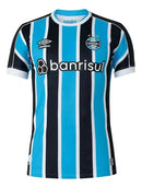 Camisa Grêmio Home 23/24 - Torcedor Masculina - Azul, Branco e Preto