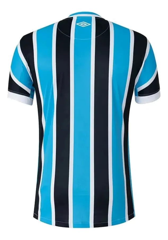 Camisa Grêmio Home 23/24 - Torcedor Masculina - Azul, Branco e Preto