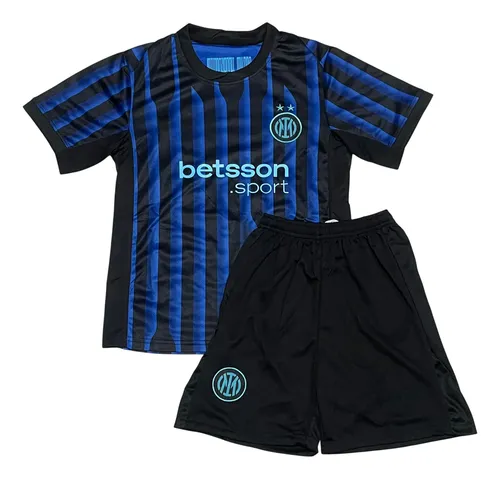 Conjunto Com Manga Inter de Milão - Torcedor Masculino - 2025/2026