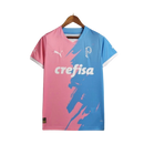 Camisa Palmeiras Outubro Rosa e Novembro Azul 23/24 - Torcedor Masculina - Azul e Rosa