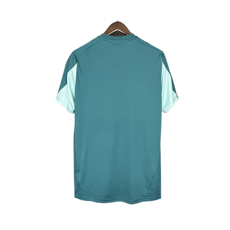Camisa Cruzeiro Treino 25/26 - Torcedor Masculina - Azul Turquesa e Branco