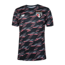 Camisa São Paulo Pré Jogo 24/25 - Torcedor Masculina - Preto, Vermelho e Branco