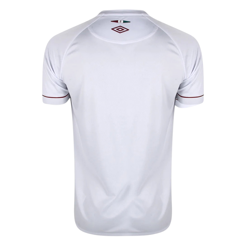 Camisa Fluminense Away 23/24 - Torcedor Masculina - Branco, Verde e Vermelho