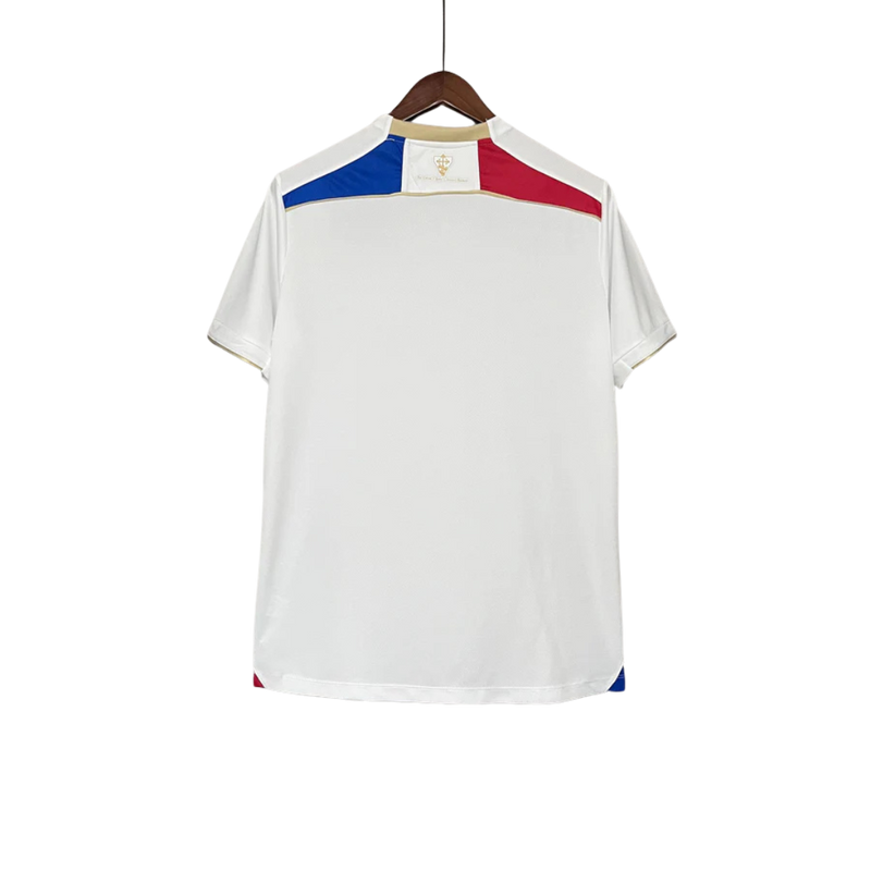 Camisa Fortaleza Away 25/26 - Torcedor Masculino - Branco, Vermelho e Azul