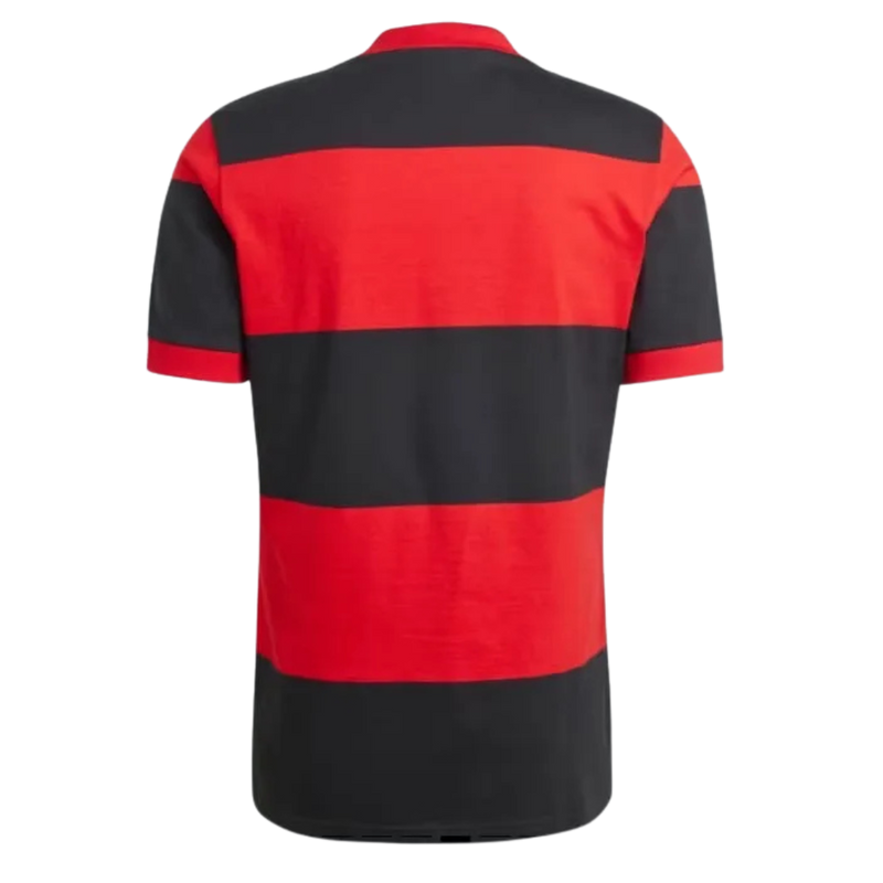 Camisa Flamengo Home Edição Comemorativa 1981 - Torcedor Masculina - Vermelho e Preto