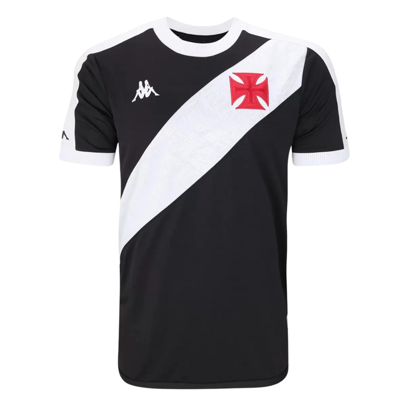 Camisa Vasco Home 24/25 - Torcedor Masculina - Preto e Branco
