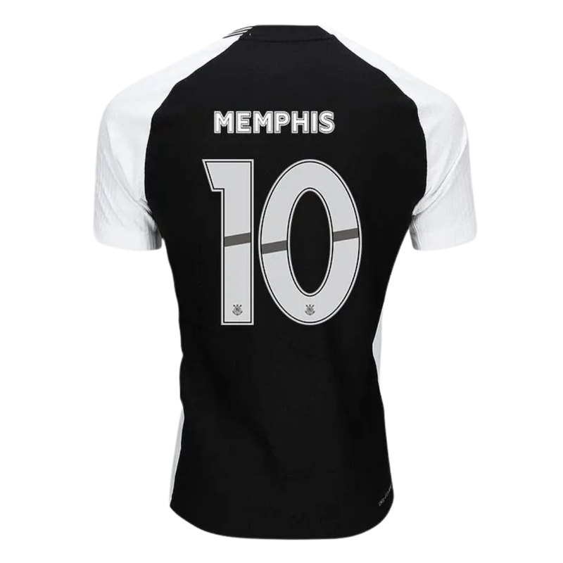 Camisa Corinthians Away - 2025/26 - Torcedor Masculina - Preto e Branco