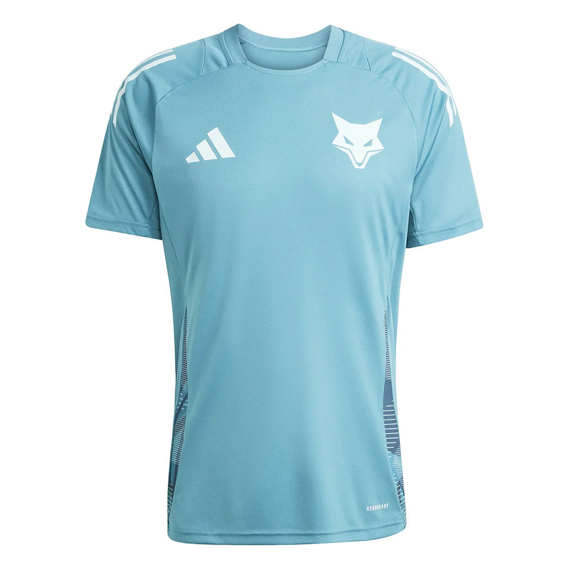 Camisa Cruzeiro Treino - 2024/25 - Torcedor Masculina - Turquesa e Branco