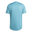 Camisa Cruzeiro Treino - 2024/25 - Torcedor Masculina - Turquesa e Branco