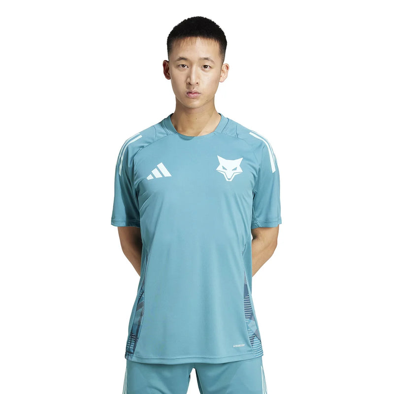 Camisa Cruzeiro Treino - 2024/25 - Torcedor Masculina - Turquesa e Branco