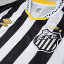 Camisa Santos Away 25/26 - Torcedor Masculino - Preto e Branco