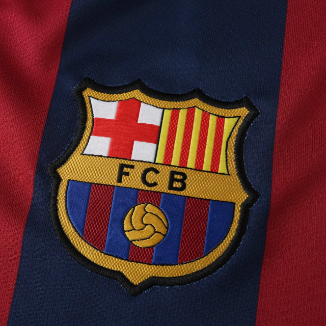 Camisa Barcelona Home - 2014/15 - Versão Retro