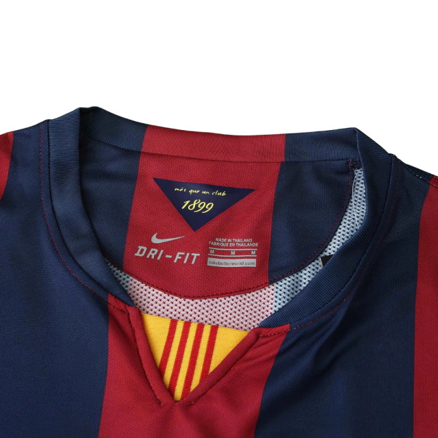 Camisa Barcelona Home - 2014/15 - Versão Retro