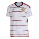 Camisa Flamengo Away - 2023/24 - Torcedor Masculina -  Branco e Vermelho