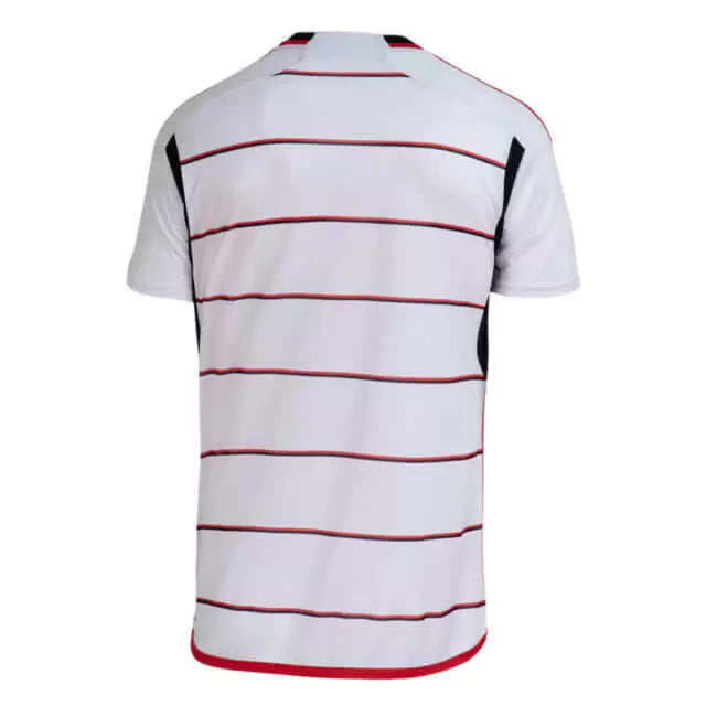 Camisa Flamengo Away - 2023/24 - Torcedor Masculina -  Branco e Vermelho