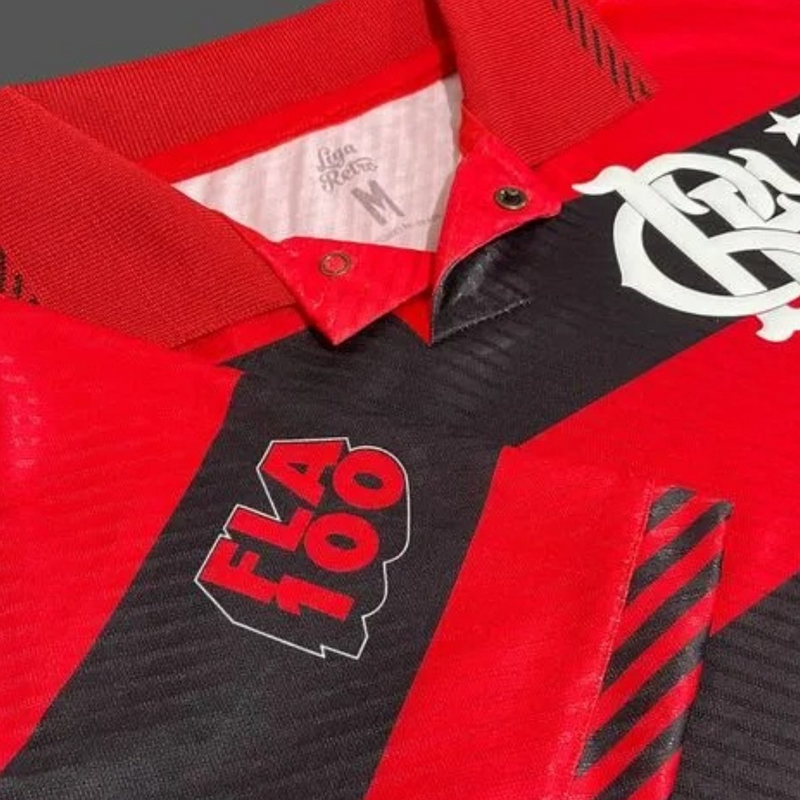 Camisa Flamengo 'FLA 100' - 1995 - Versão Retro