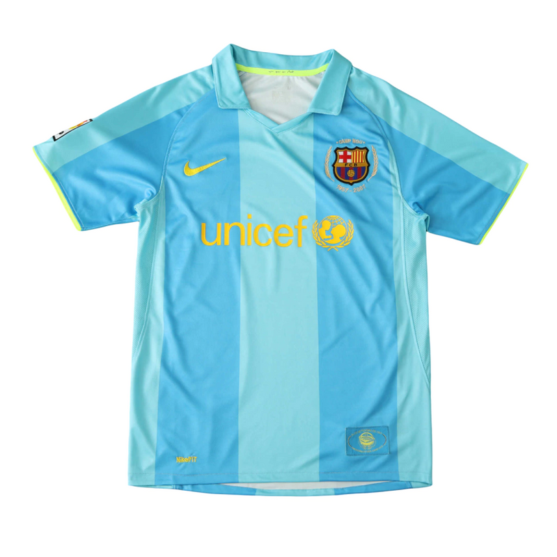 Camisa Barcelona Away - 2007/08 - Versão Retrô -