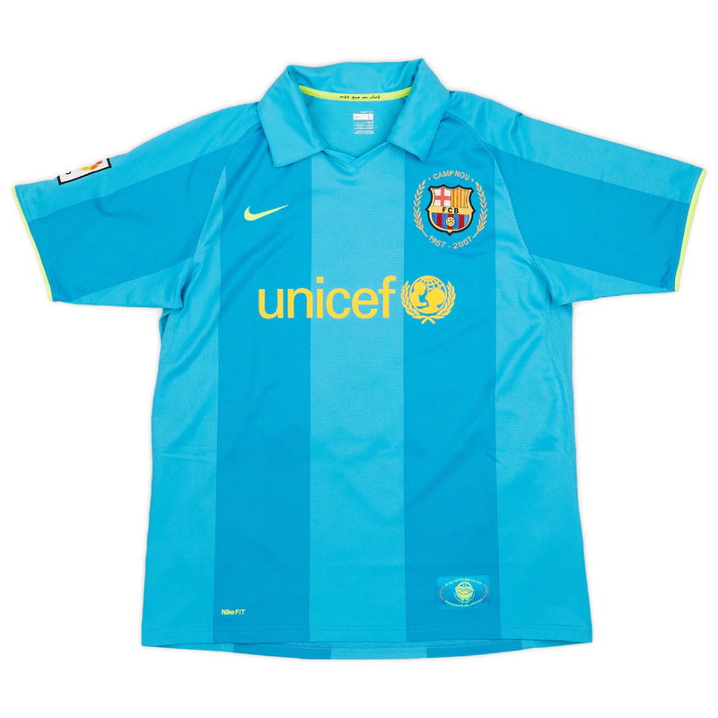 Camisa Barcelona Away - 2007/08 - Versão Retrô