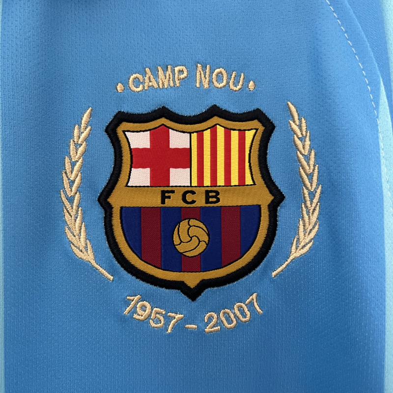 Camisa Barcelona Away - 2007/08 - Versão Retrô