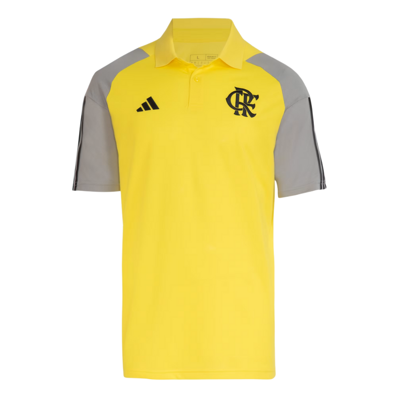Camisa Polo Flamengo - 2024/25 - Torcedor Masculina -  Amarelo