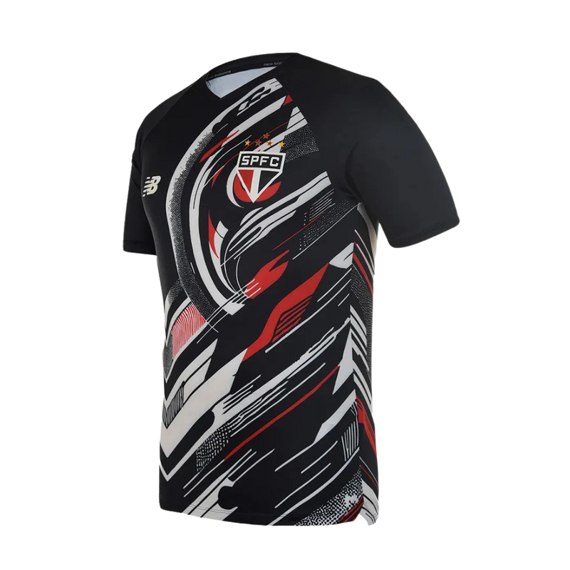 Camisa São Paulo Pré Jogo - 2025/26 - Torcedor Masculina - Preto