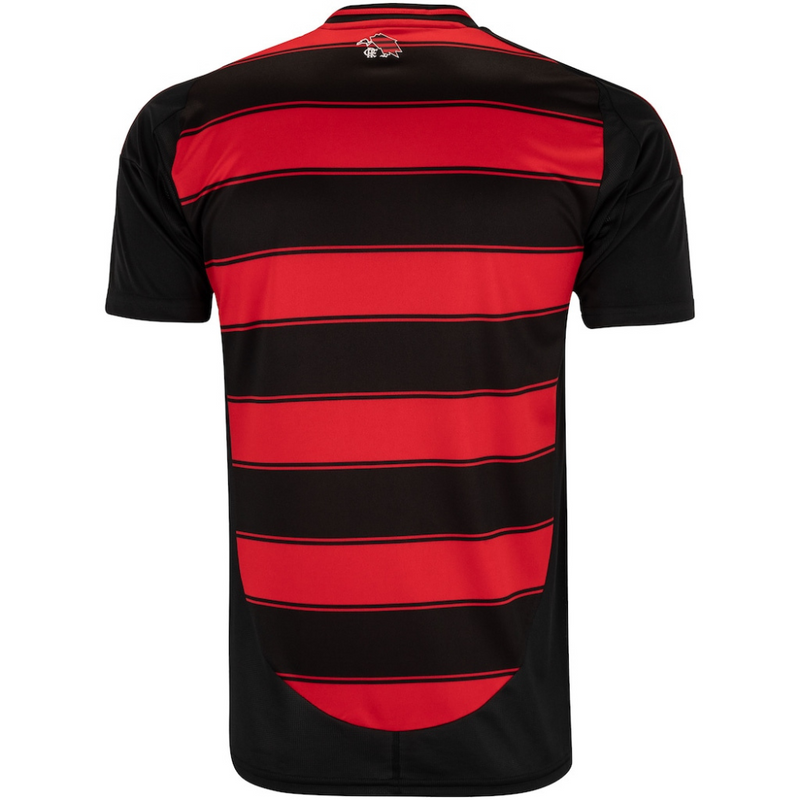 Camisa Flamengo Home - 2025/26 - Torcedor Masculina - Preto e Vermelho