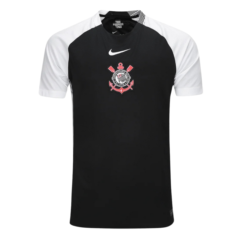 Camisa Corinthians Away - 2025/26 - Torcedor Masculina - Preto e Branco