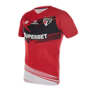 Camisa São Paulo Treino  - 2025/26 - Torcedor Masculina - Vermelho e Preto
