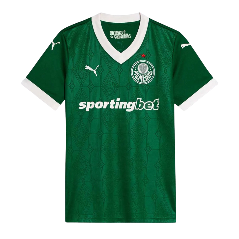 Camisa Palmeiras Home - 2025/26 - Torcedor Masculina - Verde