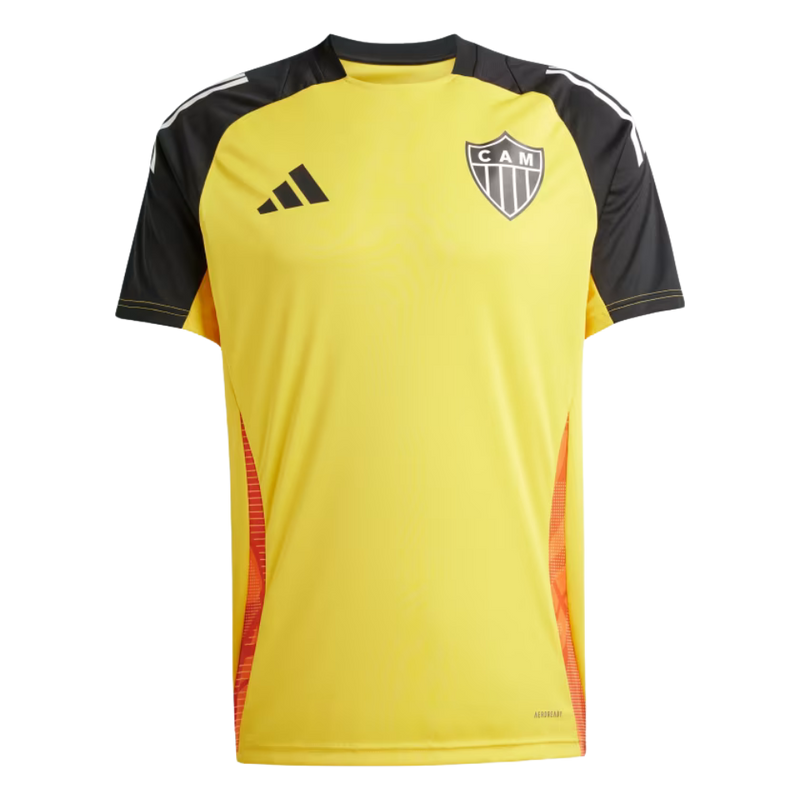 Camisa Atlético Mineiro Treino - 2023/24 - Torcedor Masculina - Amarelo e Preto