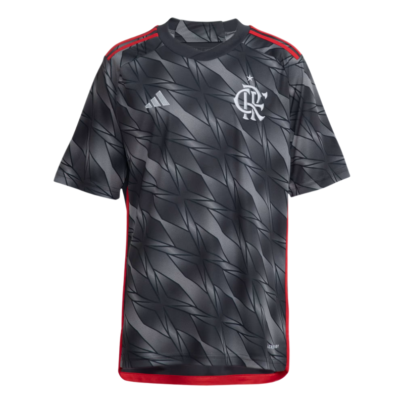 Camisa Flamengo Third - 2024/25 - Torcedor Masculina - Preto e Cinza