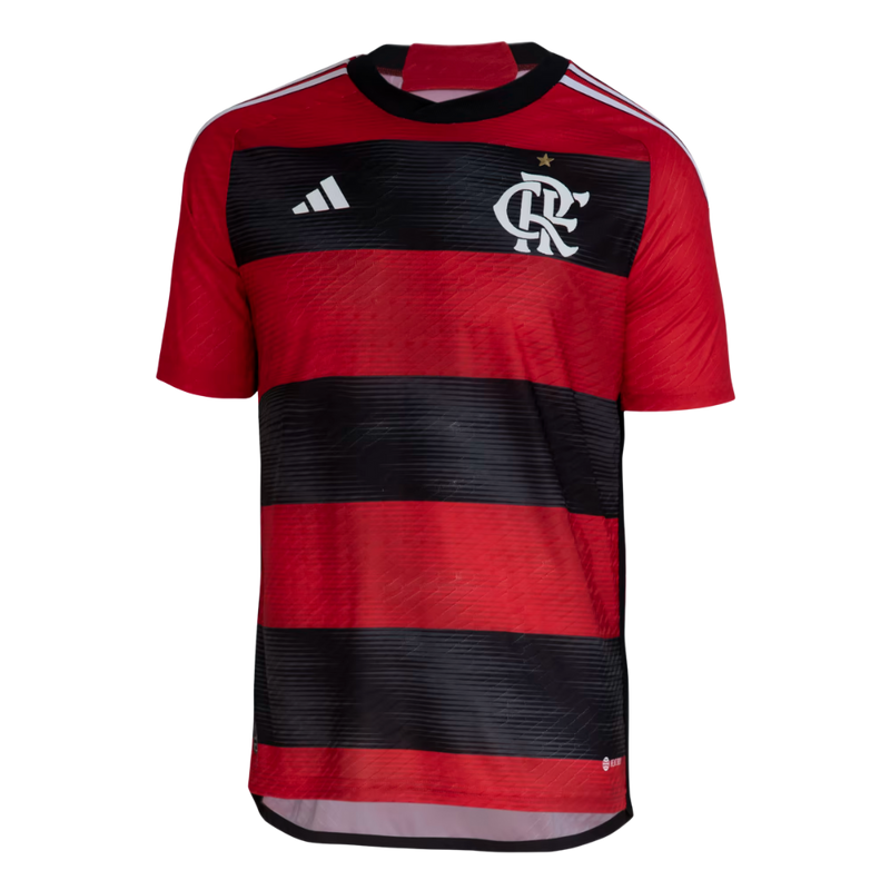 Camisa Flamengo Home - 2024/25 - Torcedor Masculina - Vermelho e Preto