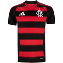 Camisa Flamengo Home - 2025/26 - Torcedor Masculina - Preto e Vermelho