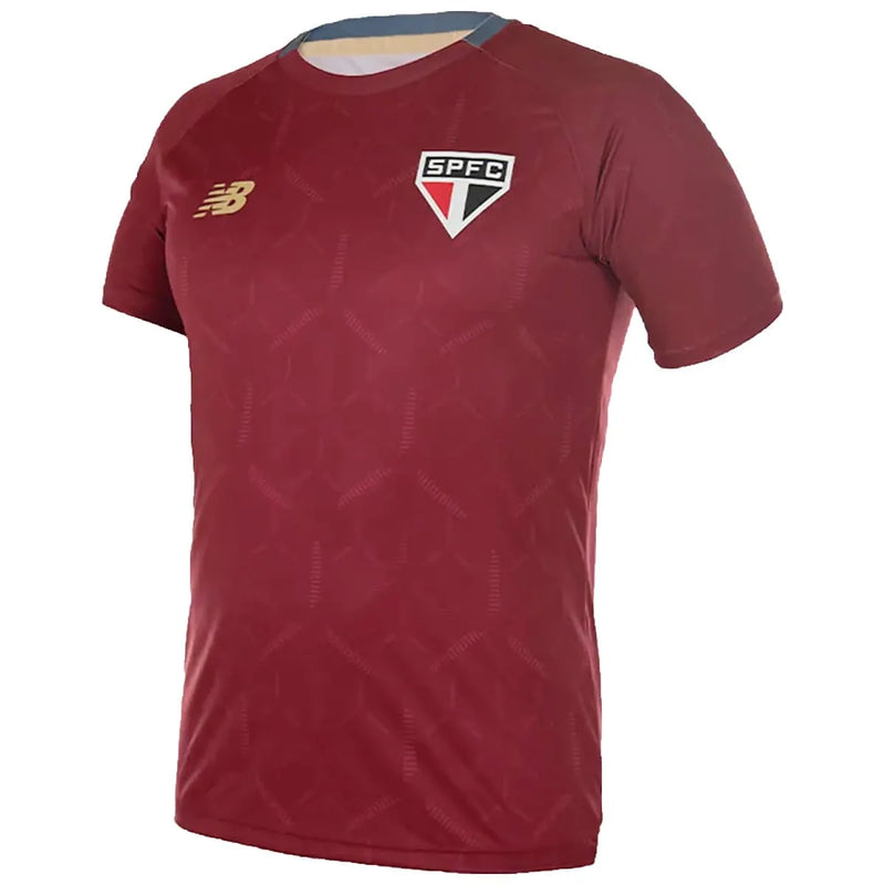 Camisa São Paulo Pré Jogo - 2025/26 - Torcedor Masculina - Vermelho