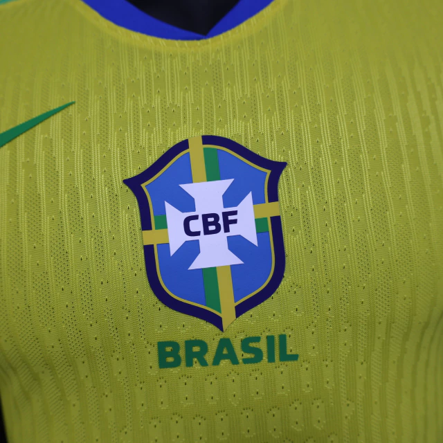 Camisa Brasil Home - 2025/26 - Jogador Masculino
