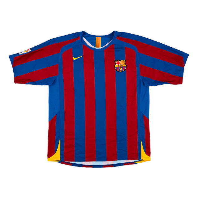 Camisa Barcelona Home - 2005/06 - Versão Retro -