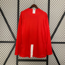Camisa Manchester United Home Manga Longa 07/08 - Versão Retro